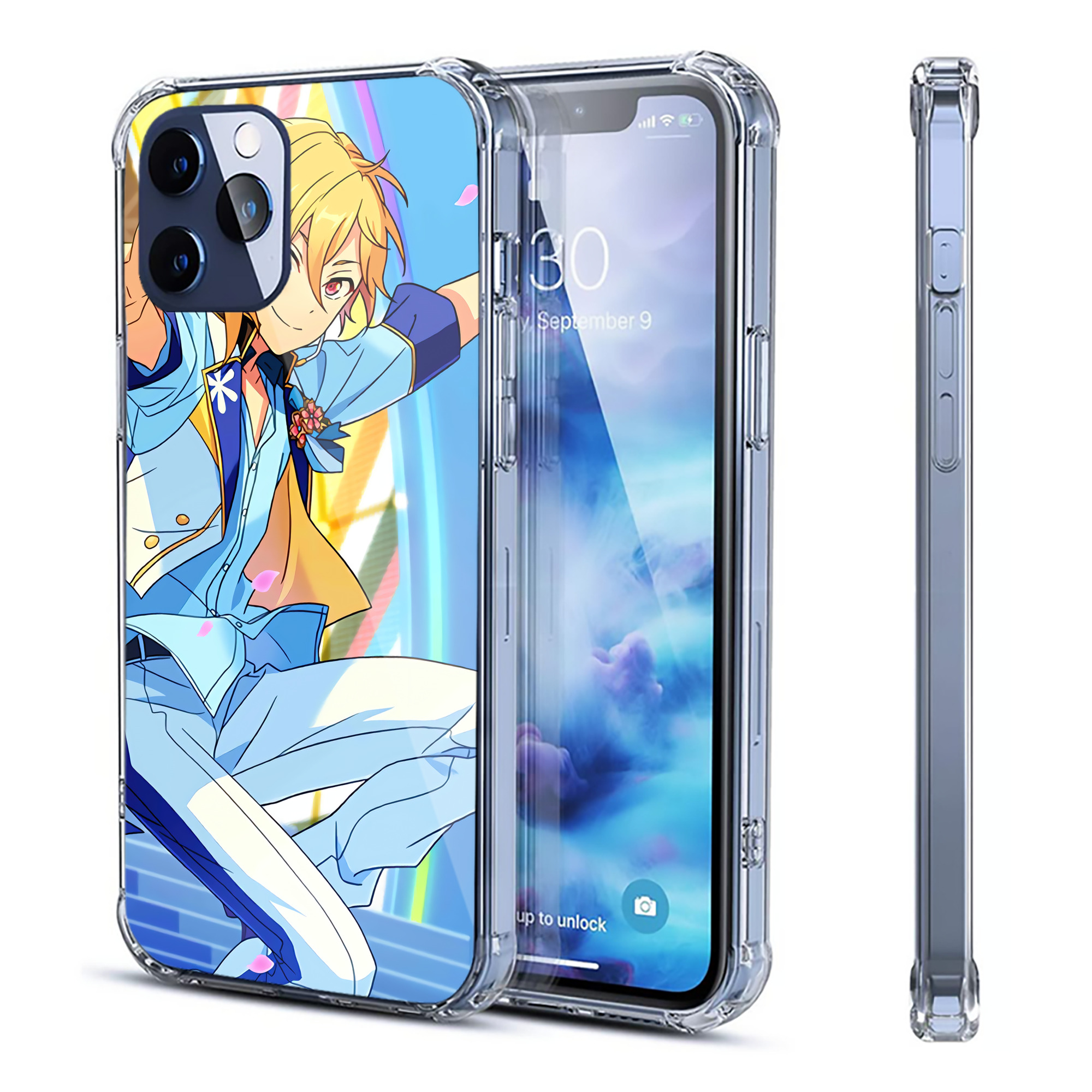 （画像用） あんさんぶるスターズ! Ensemble Stars 【iPhone 12シリーズ対応】透明スマホケース（クリアソフトケース）